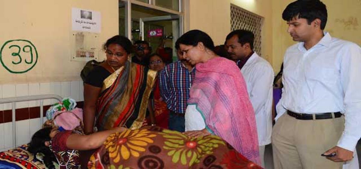 Provide better services in Sircilla govt hospitals: Senior official