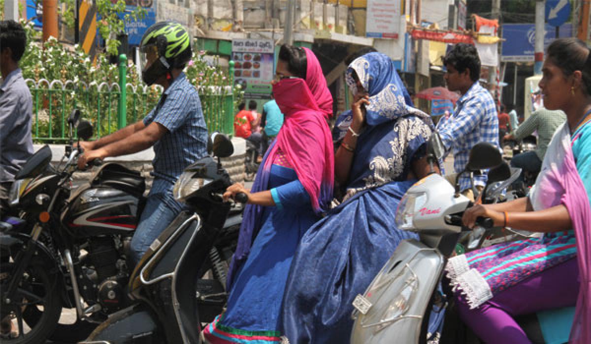 Blistering heat forces people to stay indoors