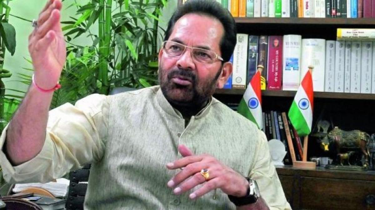 Good response to Haj online applications: Mukhtar Abbas Naqvi