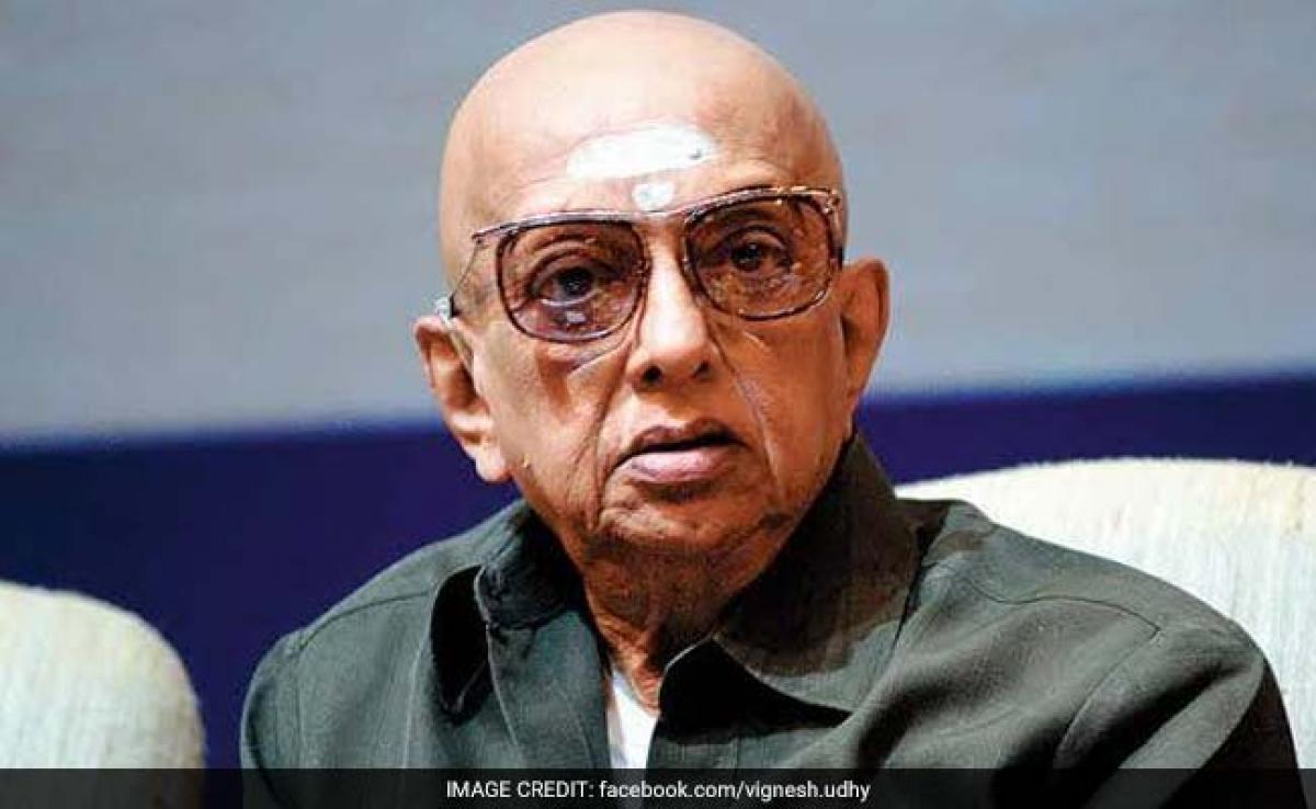 Journalist, political analyst, actor Cho Ramaswamy passes away