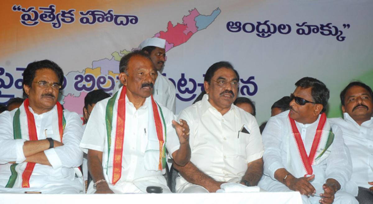 Congress dares TDP-BJP combine to bring KVP’s Bill for voting