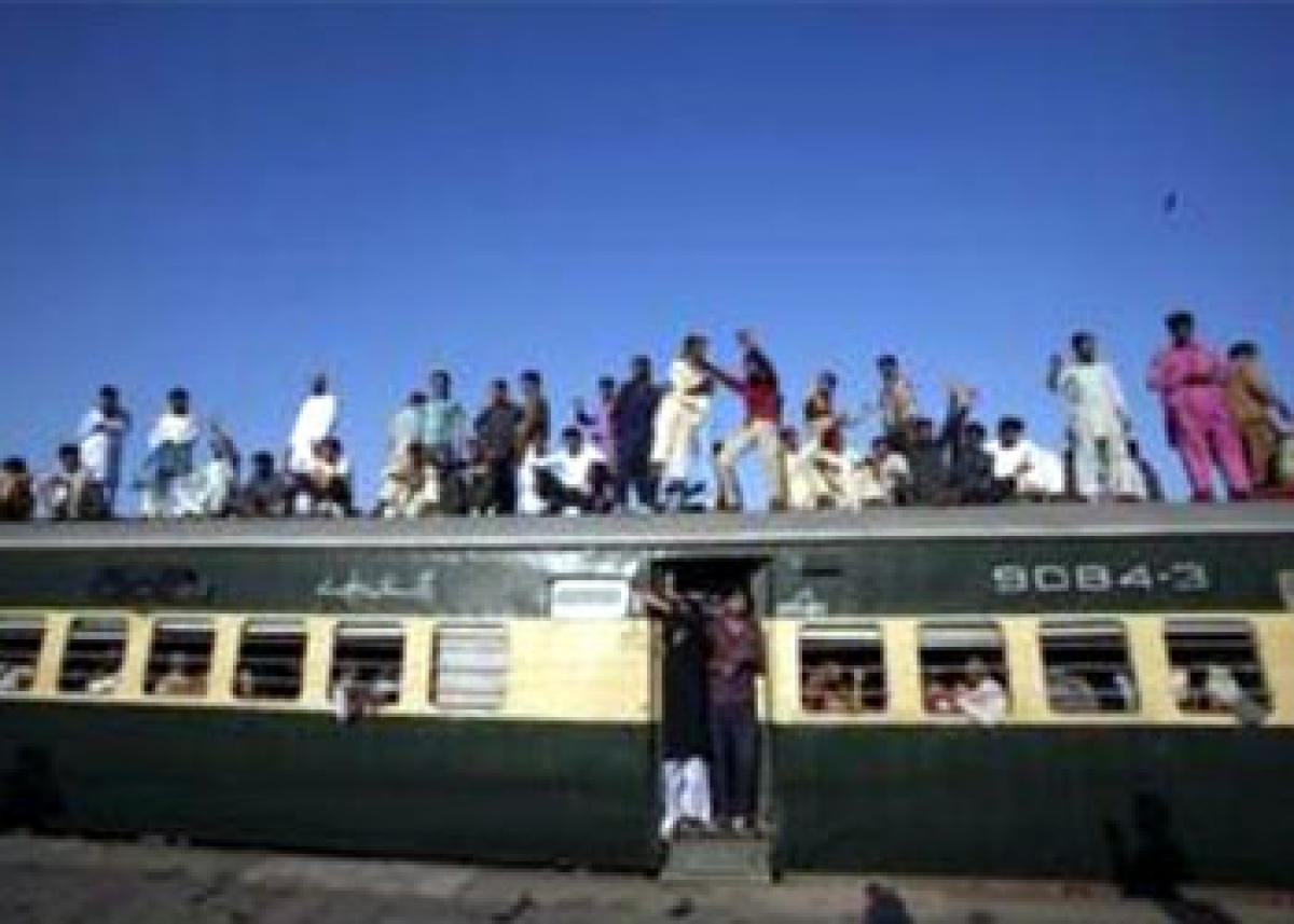 Lahore bound train crushed van, 8 killed