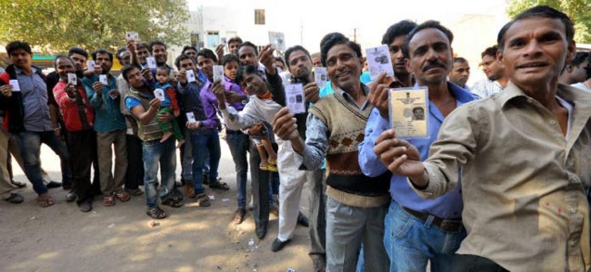61 per cent voting in UP fourth phase polls