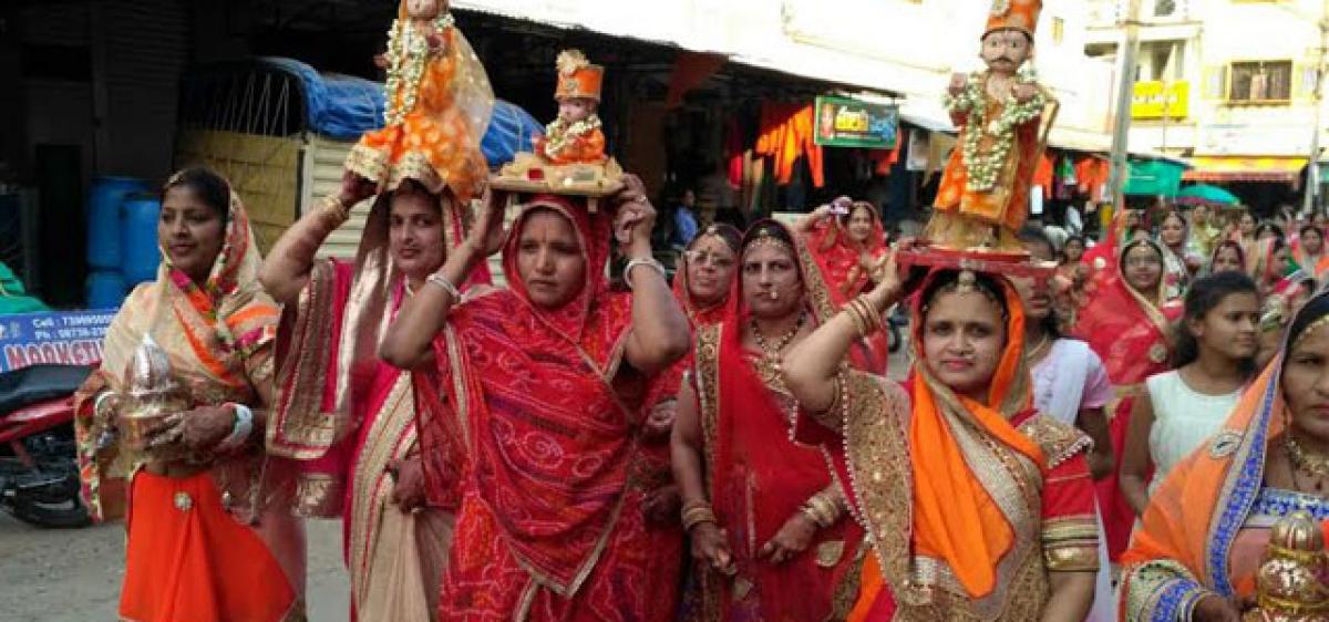 Gangaur festival concludes at Sirpur Kagaznagar