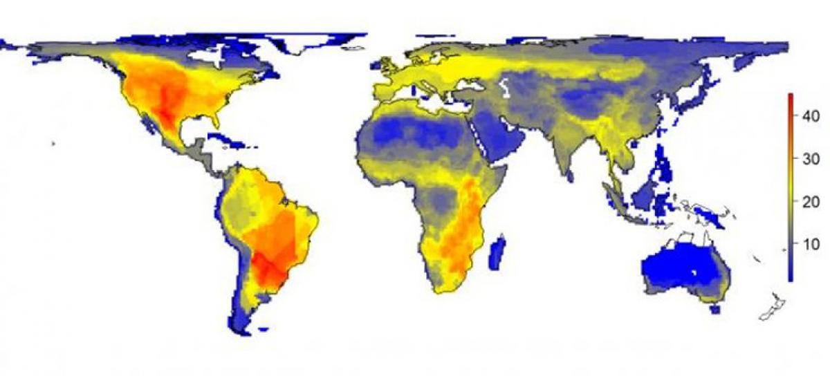 Novel map reveals the world without humans