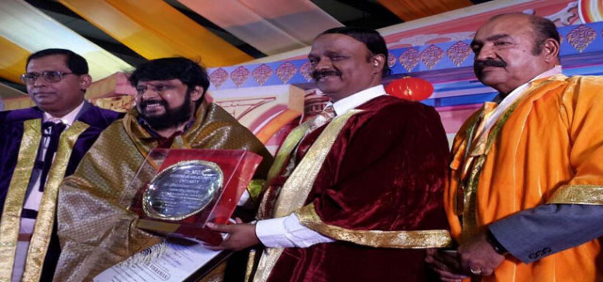 Convocation ceremony: Dr MGR Educational and Research Institute
