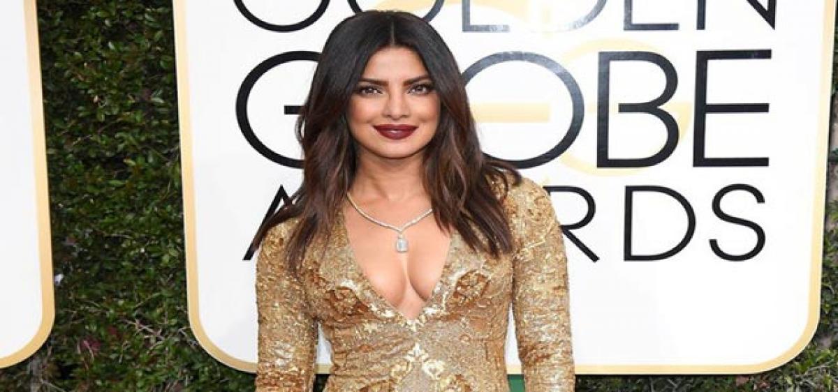 Priyanka Chopra’s golden glitter