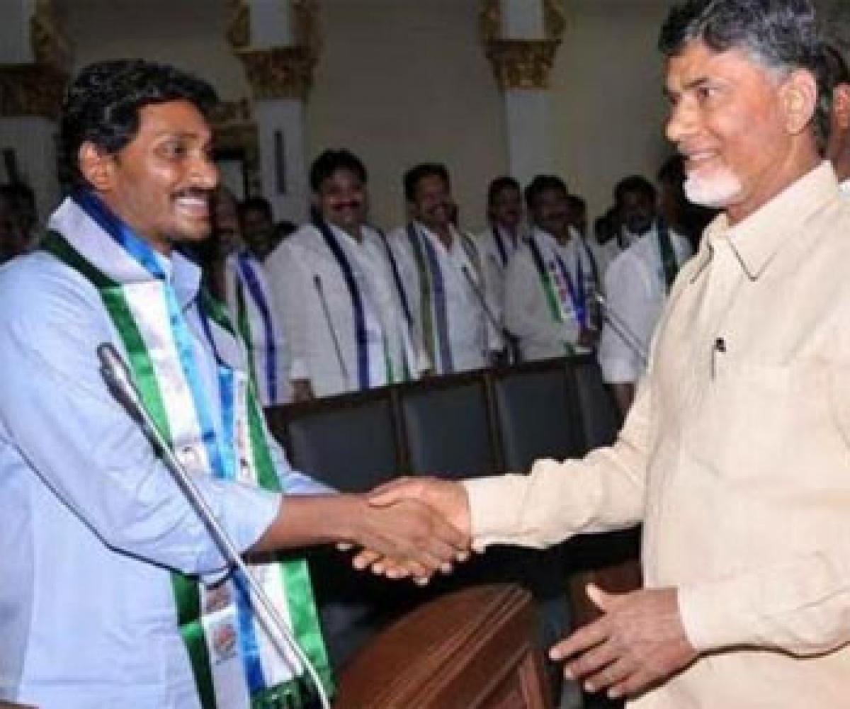 CM, Kodela greet Jagan on his birthday