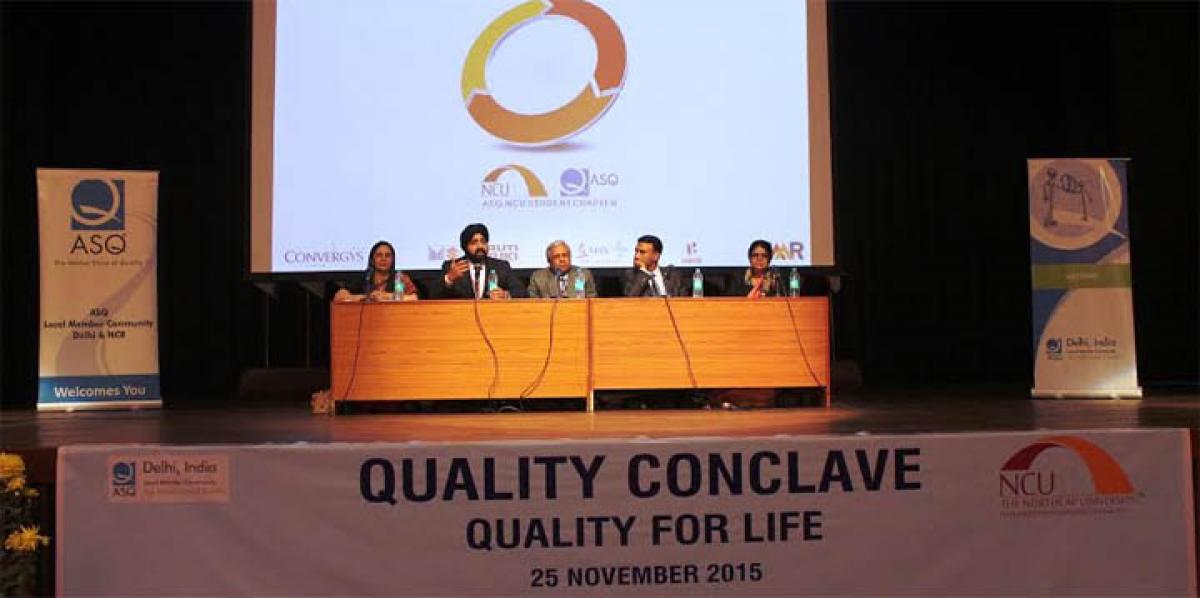 American Society for Quality conducts Quality Conclave in collaboration with The NorthCap University, Gurgaon