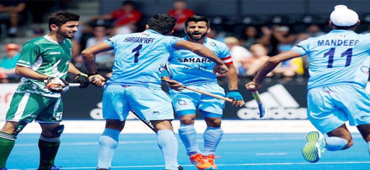 India men thrash Pakistan in Hockey World League