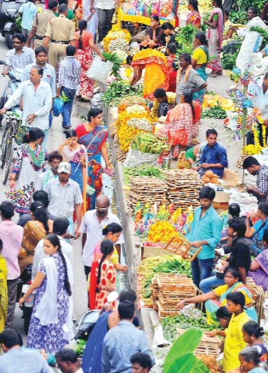 City decked up for Vinayaka Chaviti