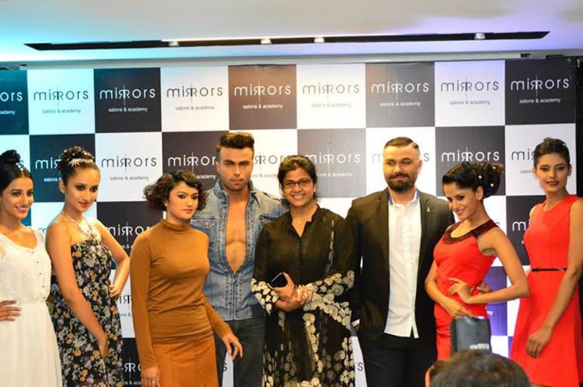 Celebrity stylist Vipul Chudasama come to Mirrors Salon Hyderabad