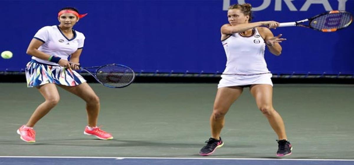 Unseeded pair ousts Sania Mirza-Strycova