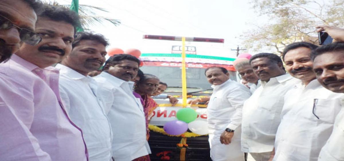 ‘108’ ambulance service kick starts in Gokavaram