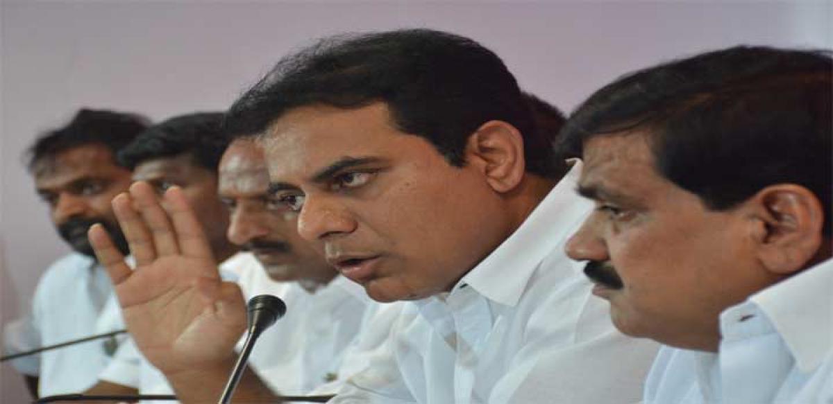 KTR cuts Congress to bits, seeks time to address issues