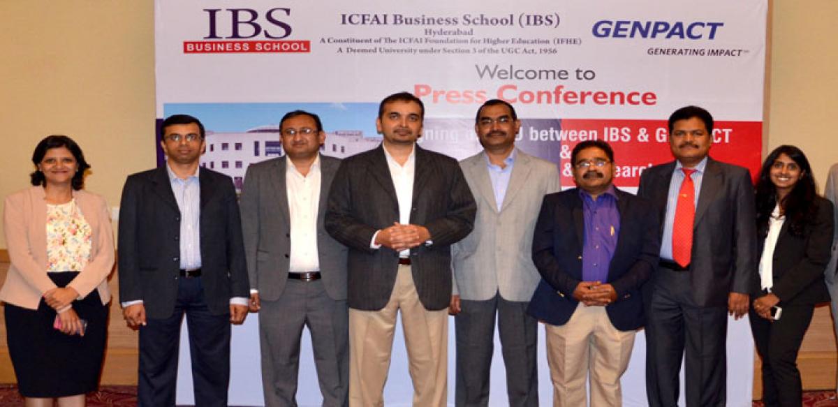 Genpact signs MoU with ICFAI