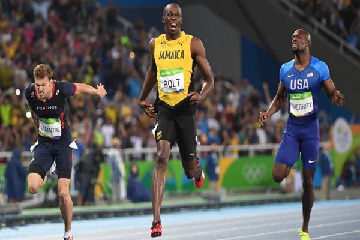 Second gold at Rio Olympics for Usain Bolt in 200 metres