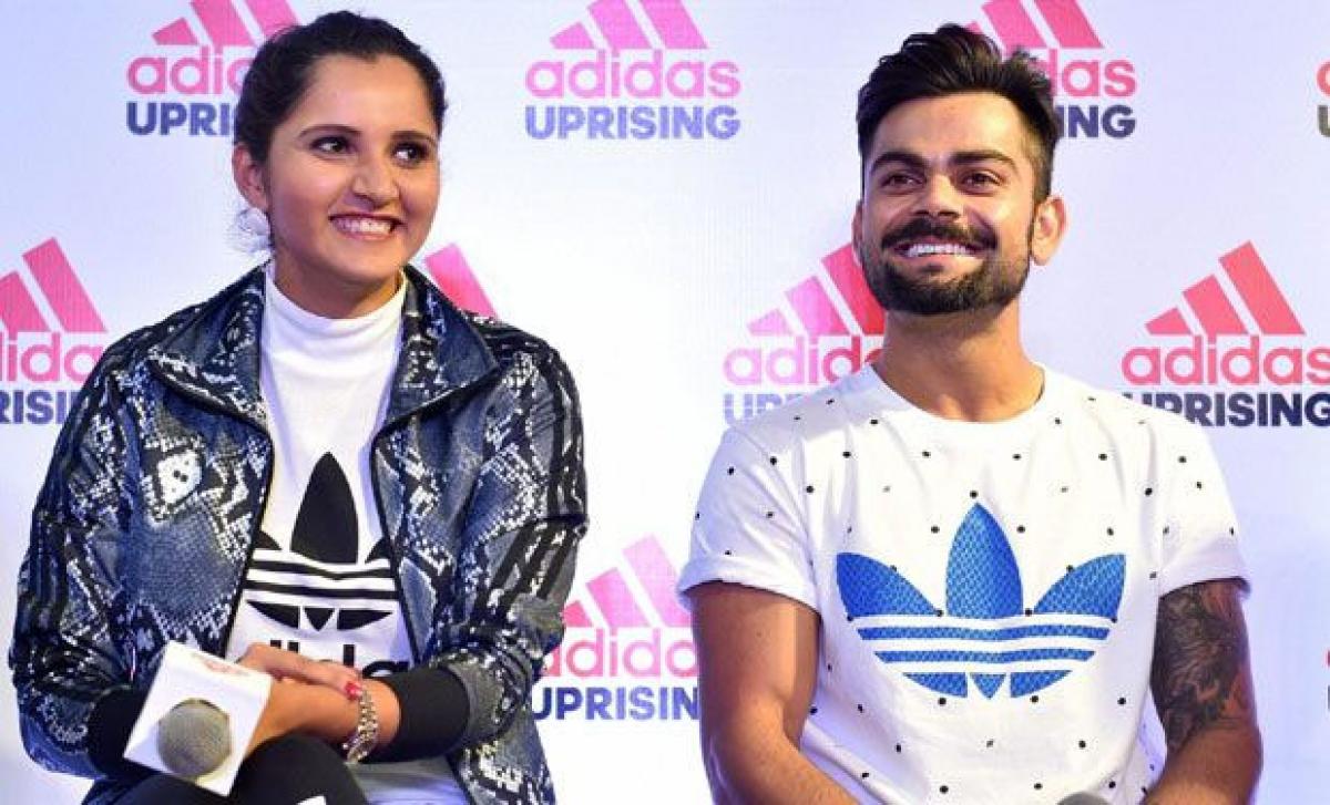 Virat Kohli and Sania Mirza reveal interesting fitness mantra