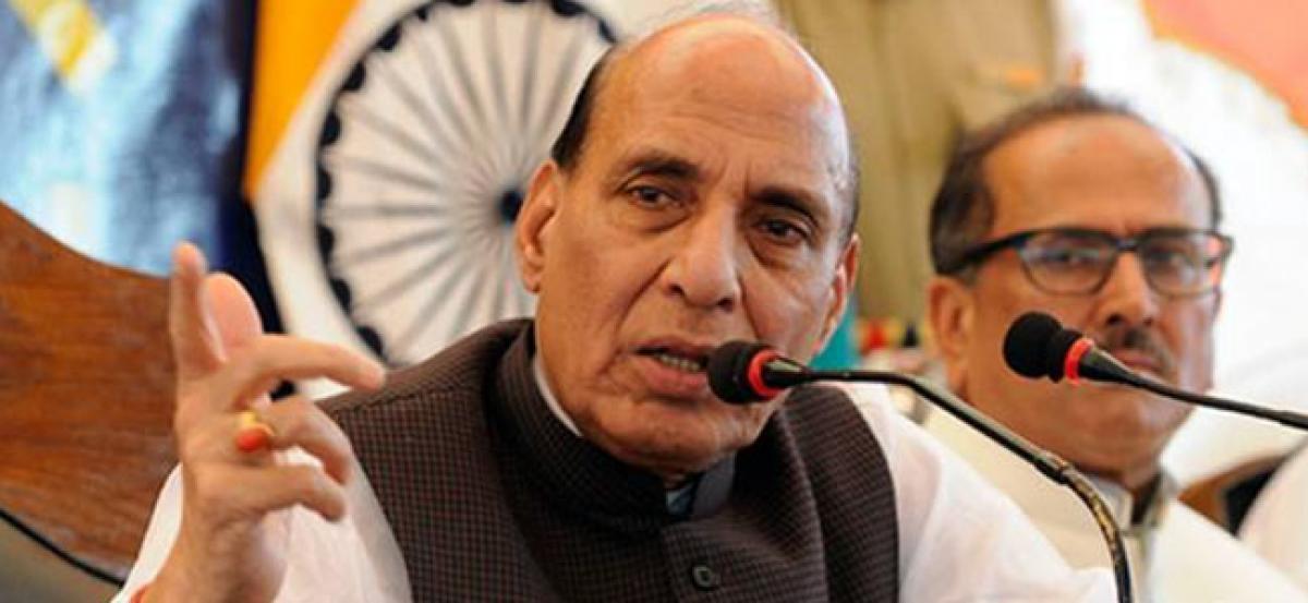 Centre ready for talks with Kashmiris, says Rajnath, parries question on separatists