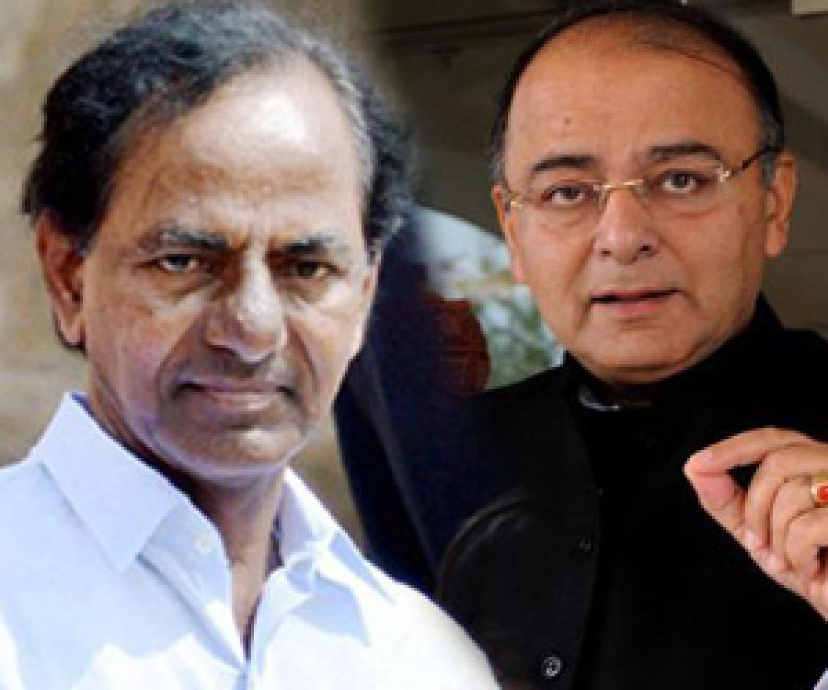 Lend rich Telangana money for hassle free repayment: KCR to Jaitley