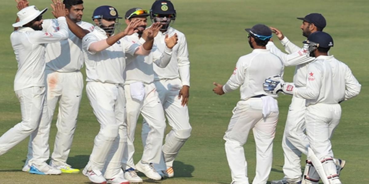 India need seven wickets for victory on final day