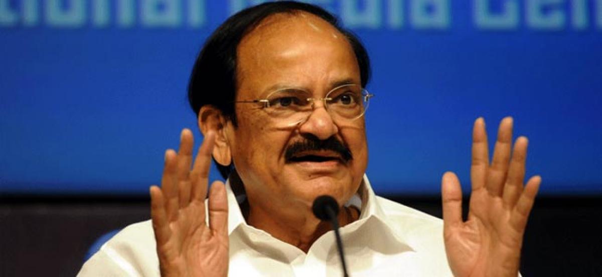 Akhilesh admitted SP-Cong tie-up opportunistic: Venkaiah Naidu