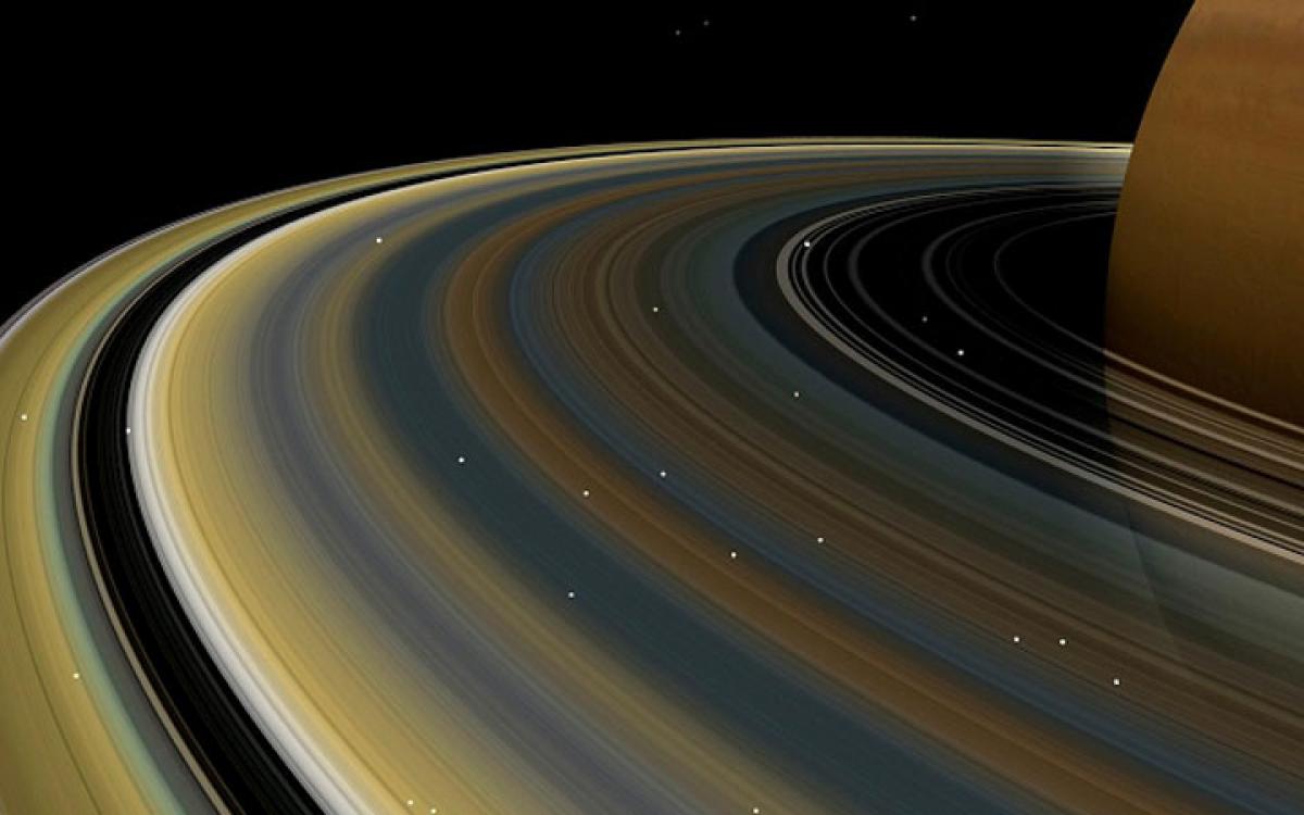 Saturns rings an optical illusion?