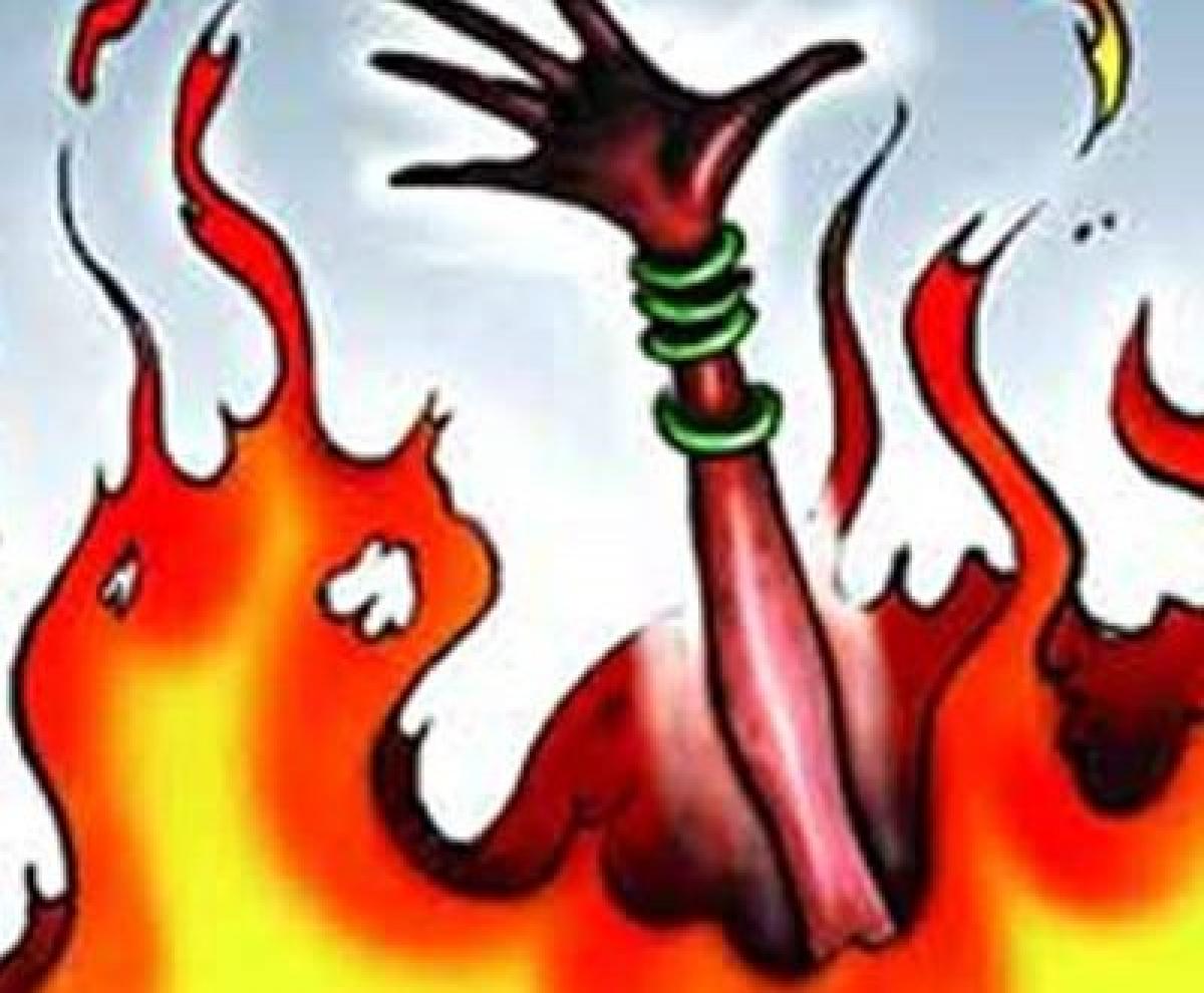 Hyderabad woman burnt to death