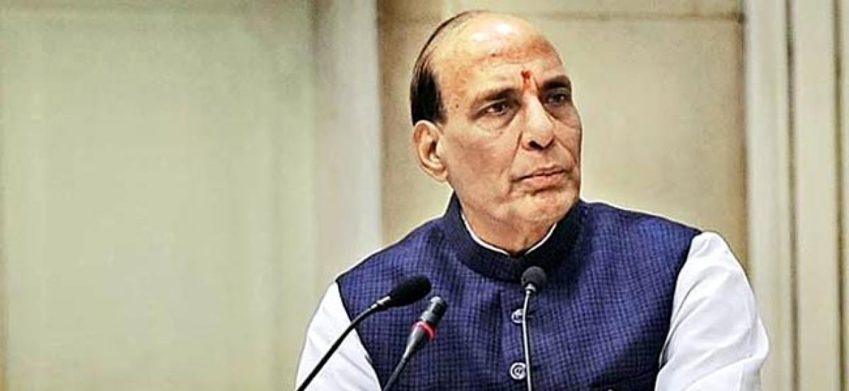 Pakistan instigating Kashmiri youth through WhatsApp, Facebook: Rajnath Singh