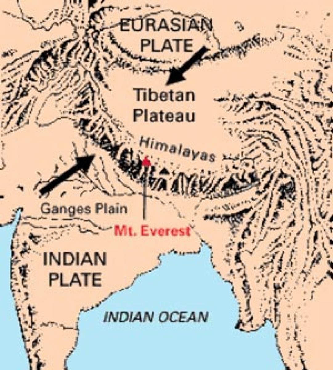 India was not isolated before colliding with Eurasian plate: Scientists