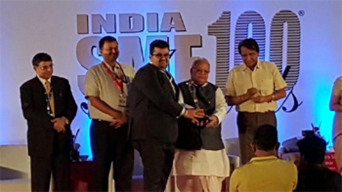 DCP INDIA Receives One of the Top 100 SMEs of INDIA – 2016 Award