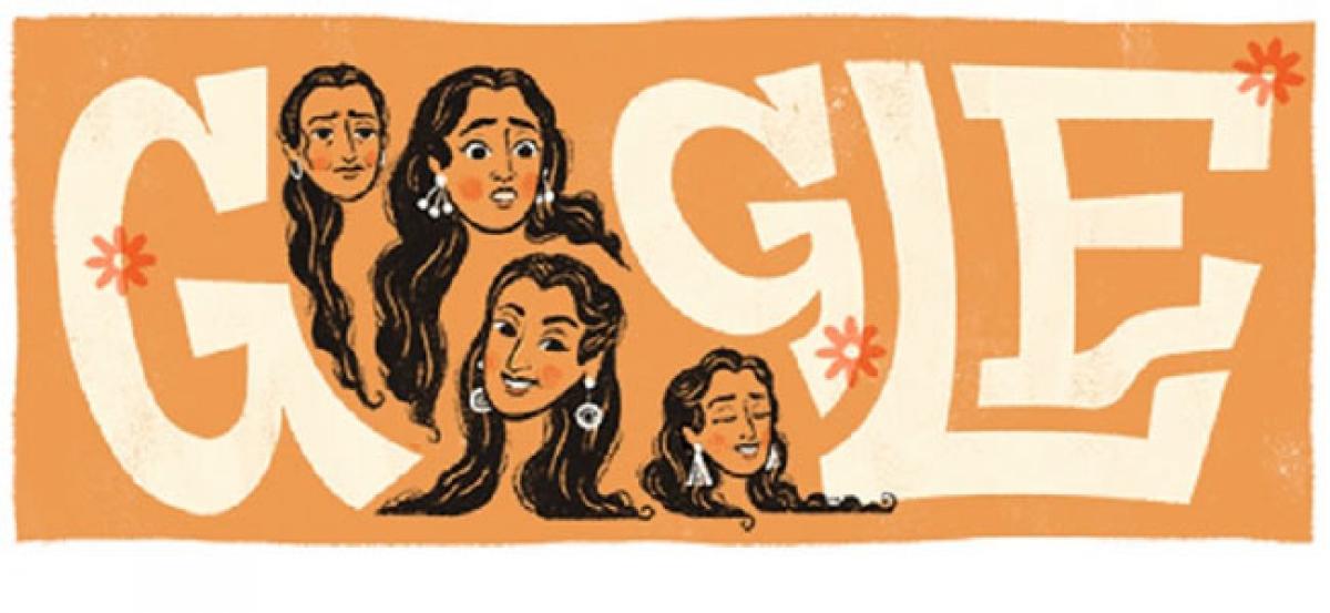 Google dedicates doodle to Nutan