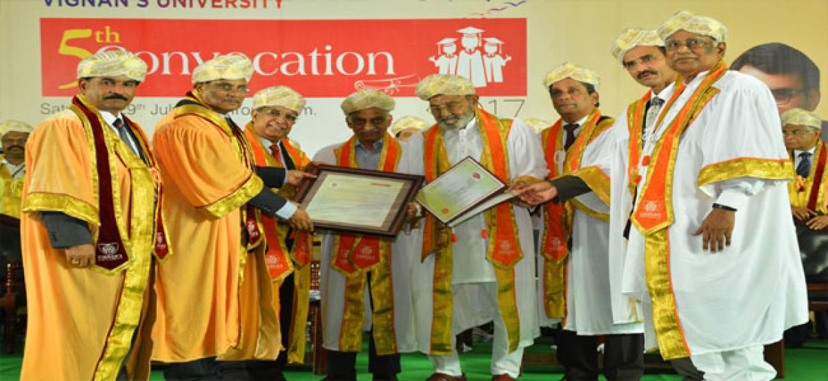 Viswanath, Kiran Kumar conferred with doctorates