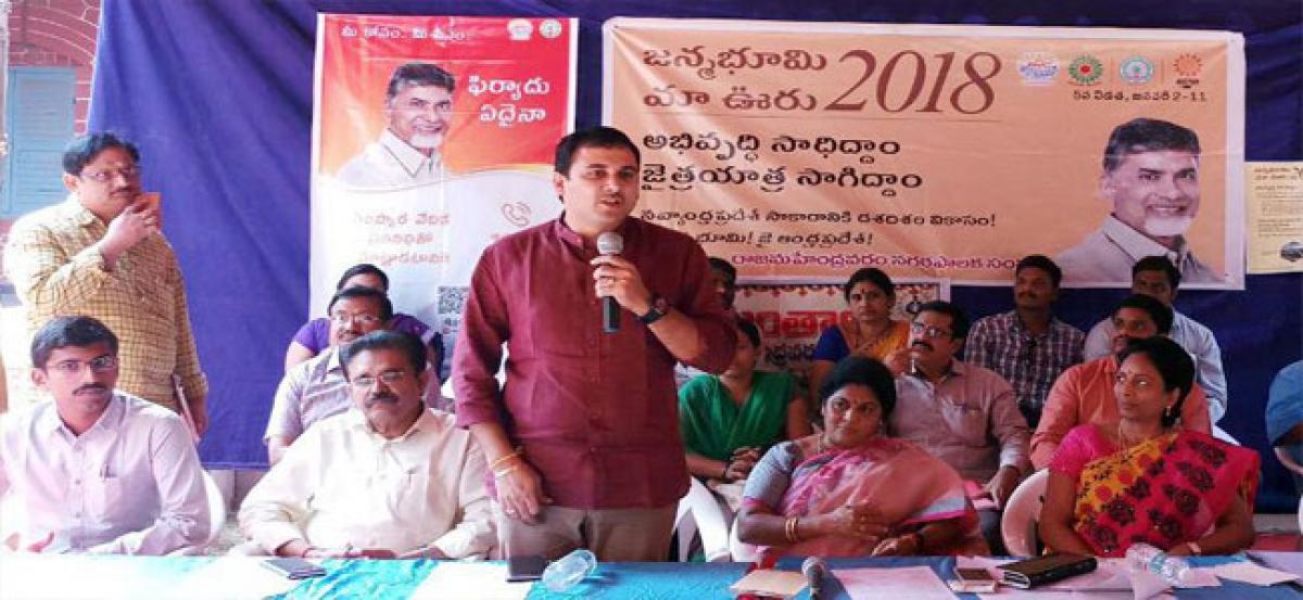 Civic chief promotes Janmabhoomi