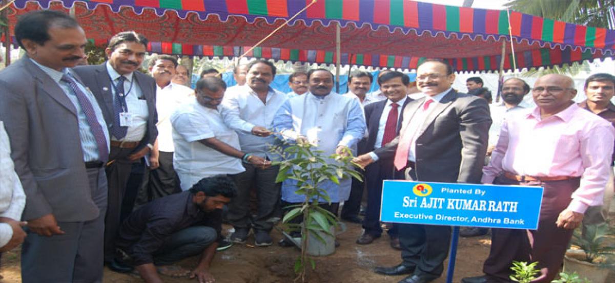 ‘Andhra Bank pioneer in social service activities’