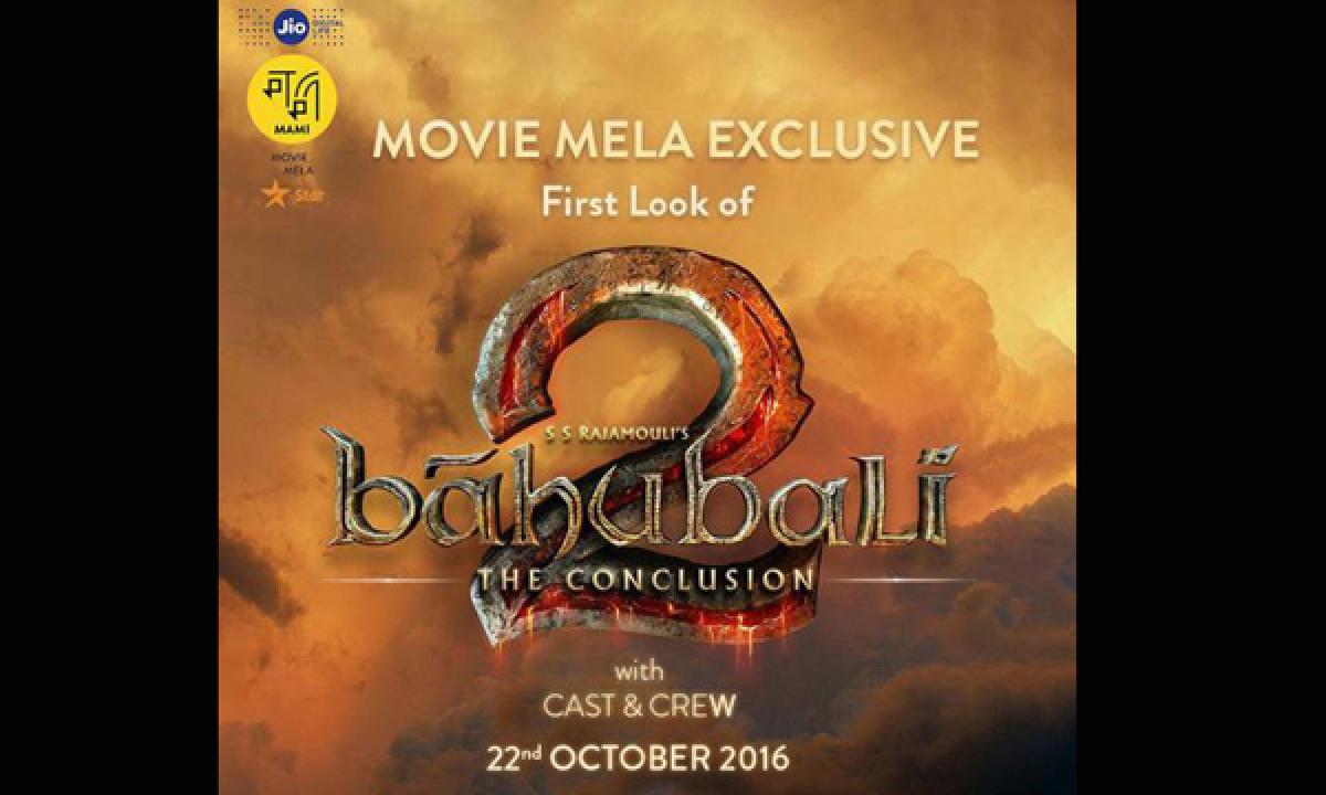 Baahubali 2 first look will unveil at Mumbai MAMI festival