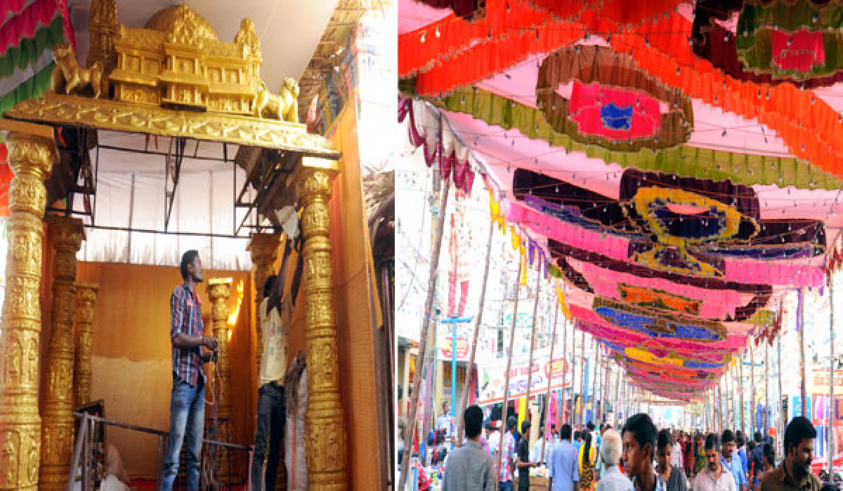 City decked up for grand celestial wedding of Lord Rama and Sita