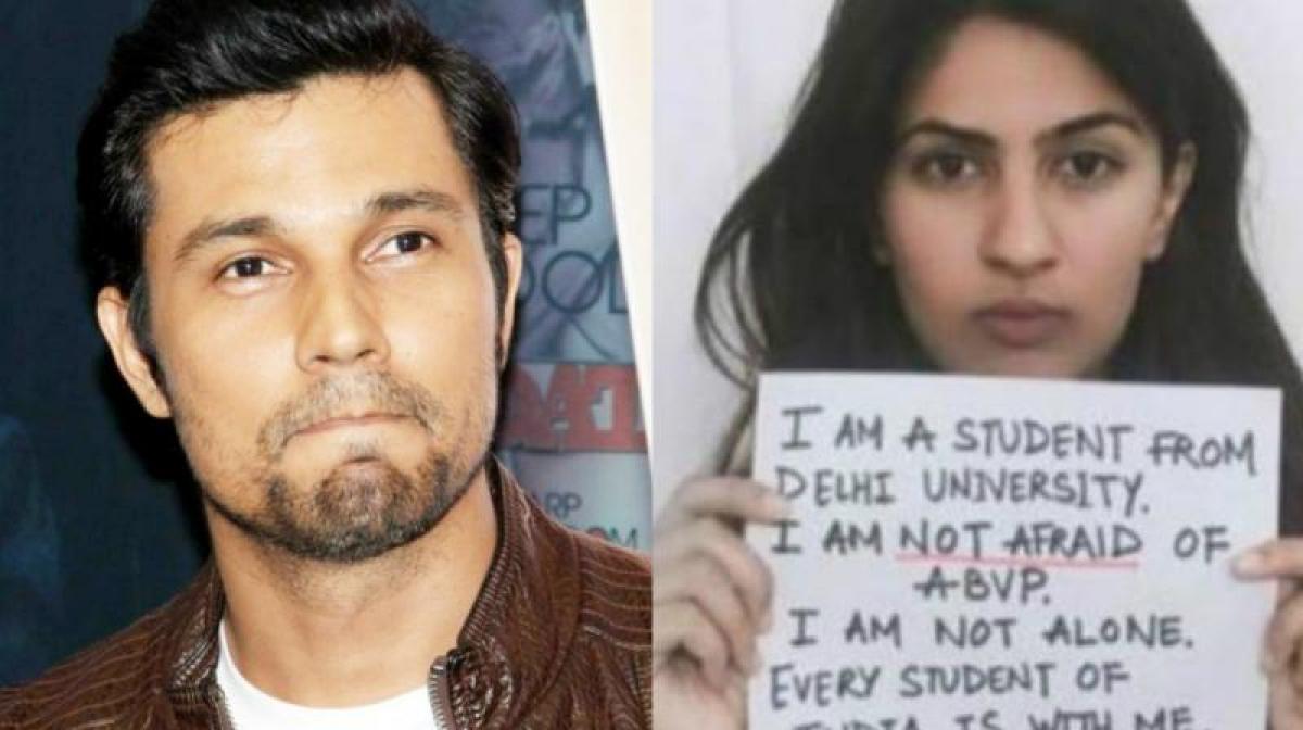 I Shouldve Been Careful: Randeep Hooda On Gurmehar Kaur Trolling