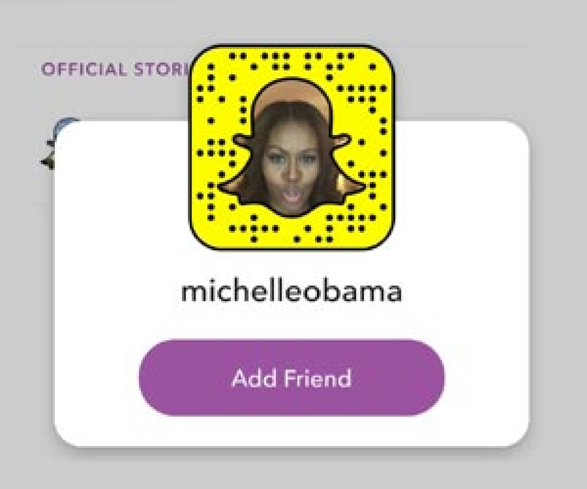 Guess whos on Snapchat? First Lady Michelle Obama