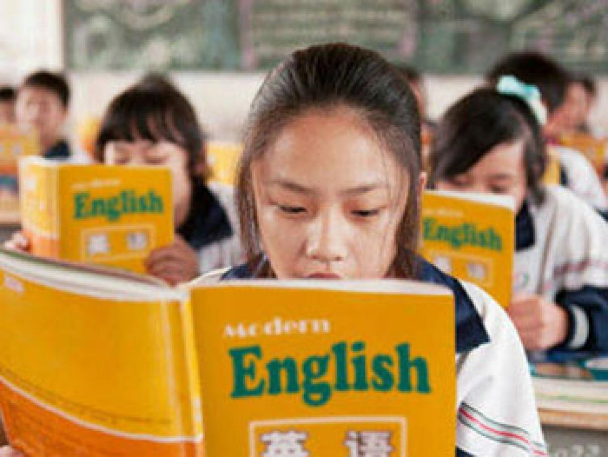 Toning down English in China