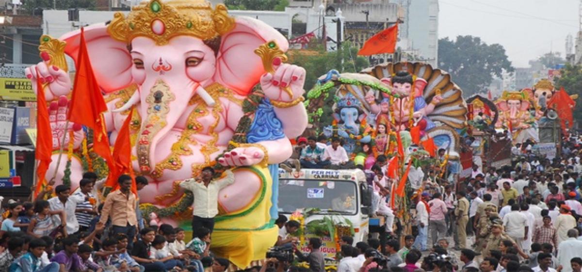 Traffic curbs for Ganesh immersion in Hyderabad