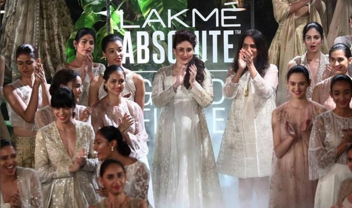 Kareena Kapoor Khan makes a ramp return at the Lakme Fashion Week