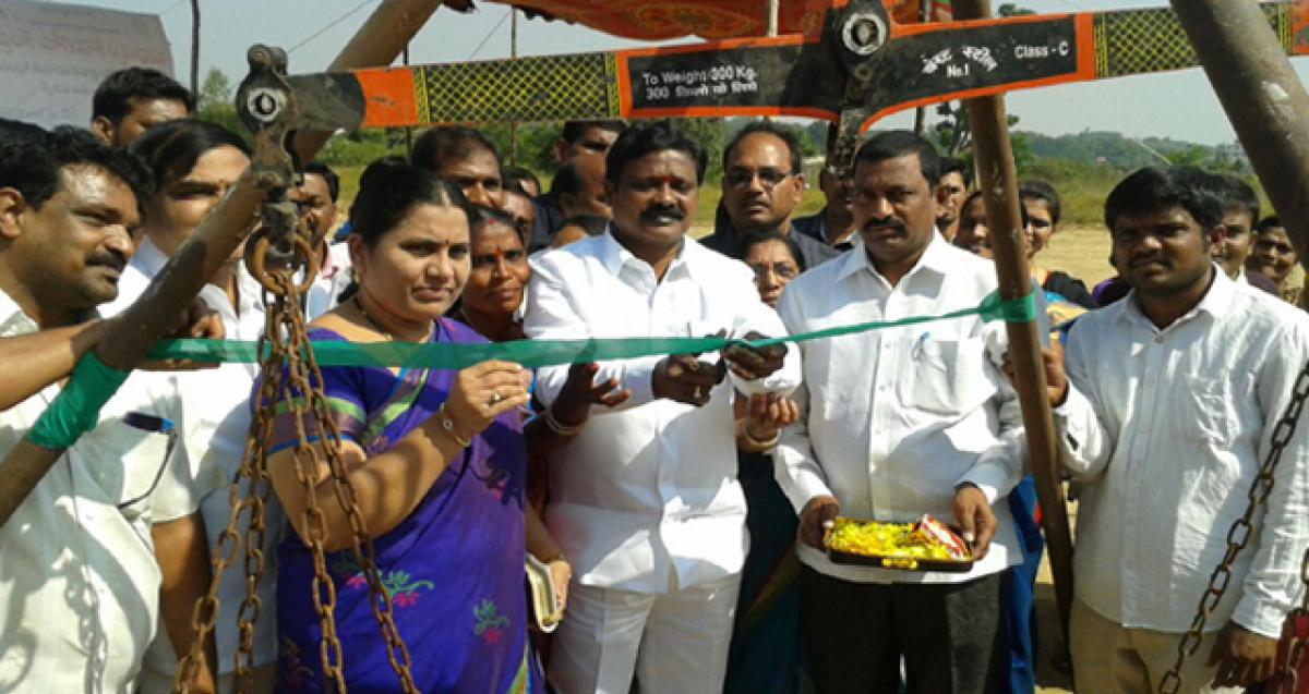Paddy procurement centre opened