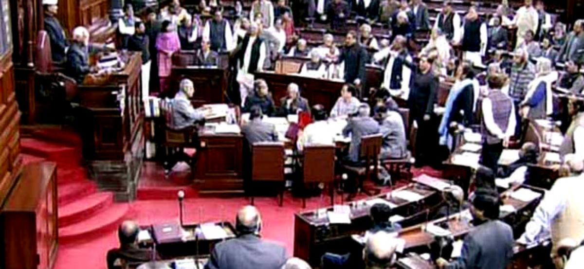 Rajya Sabha repeatedly disrupted over Goa, Manipur