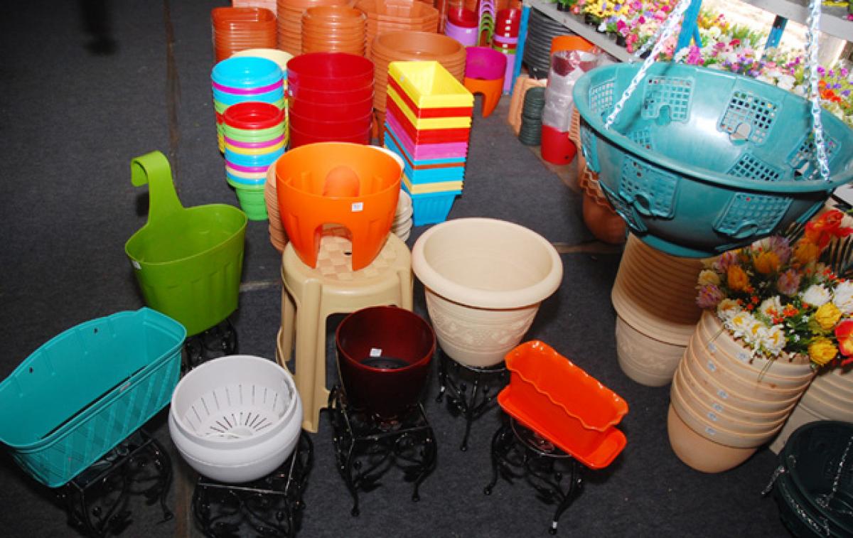 Designer plant pots flood market