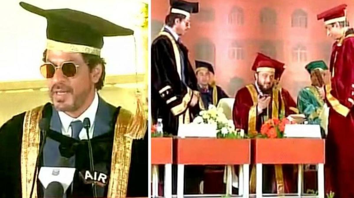 Shah Rukh conferred with Honorary Doctorate in Hyderabad