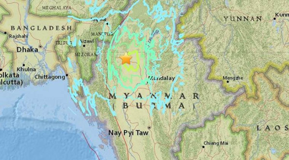 Earthquake of 6.8 magnitude hits Myanmar