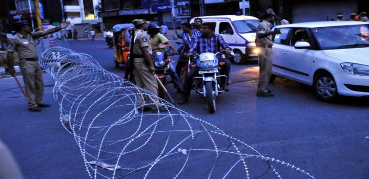 Traffic curbs in Hyderabad today