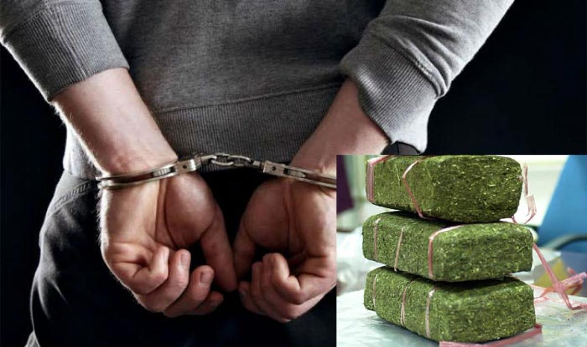 Police seize 168 kg ganja; 4 held