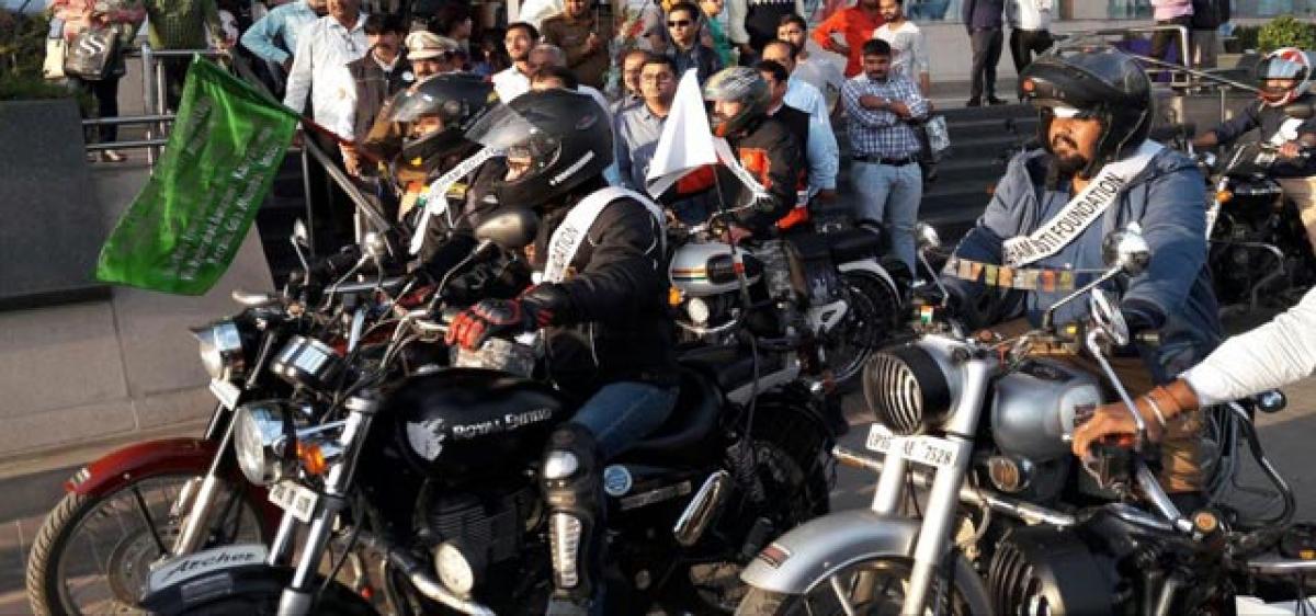 Bike Ride Expedition makes pit stop in Hyderabad